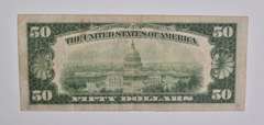 1934 $50 San Francisco, CA United States FRN Green Seal Star Note
