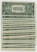 20 Mostly Crisp 1935 & 1957 $1 Blue Seal Silver Certificates