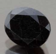Mysterious 3.46ct blue black oval cut Sapphire