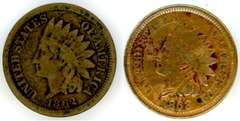 1862 & 1863 Copper-Nickel Indian Head Cents