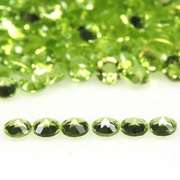 Diamond cut! Unheated! 11.95ct Peridot set