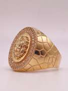14kt Solid Yellow Gold Men's Ring