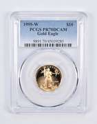 PR70 DCAM 1995-W $10 American Gold Eagle 1/4 Oz. .999 Fine Gold PCGS