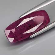 Stunning violet red 4.85ct unheated Winza Ruby