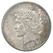 1923-D Peace Silver Dollar- Great Color/Tone