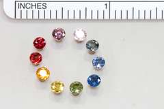 Rainbow Colors of Sapphire - 10 Piece Set