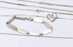 Group Lot of Vintage 925 Sterling Silver Jewelry
