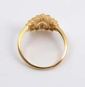 Sweet Heart Ring with 16 tiny Diamonds