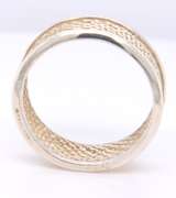 925 Sterling Silver Tiffany & Co Mesh Wide Band