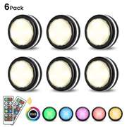 6pcs RGB Cabinet Light with remote control