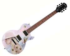 Lady Gaga Signed Gibson Epiphone Les Paul Graphics Guitar ACOA