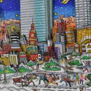 Seasonally Boston (Yellow) by Fazzino, Charles