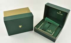 Empty Rolex Oyster Date Just Box, Serial Tag, & Paperwork - NO WATCH