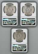 3 NGC MS63 Choice BU Morgan Silver Dollars: 1898-O, 1901-O, & 1904-O