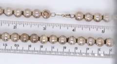Vintage 925 Sterling Silver Ball Beaded Necklace