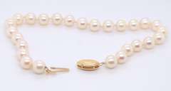 Mikioto Blue Lagoon 6mm Pearl Bead Bracelet