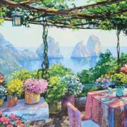 Table For Two, Capri by Behrens (1933-2014)