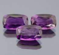 Glittering 17.02ct 15x9mm real Bolivian Amethyst set
