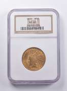 MS62 1910 $10 Indian Head Gold Eagle NGC
