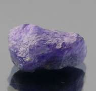 Collectors 14.97ct rich violet uncut Tanzanite