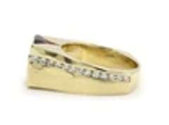 Attractive Rubellite Tourmaline and Diamond Ring