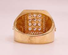 14kt Solid Yellow Gold Men's Ring