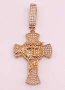 14kt Solid Yellow Gold Cross Pendant