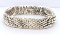 Tiffany & Co Somerset Mesh Bangle Bracelet