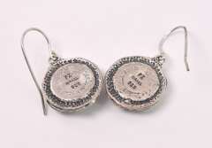 Labradorite Gem Dangle Earrings In Sterling Silver
