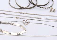 Group Lot of Vintage 925 Sterling Silver Jewelry