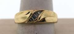 Exotic Channel Set Baguette Diamond 14k Gold Ring