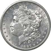1887-S Morgan Silver Dollar