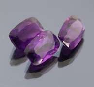 Glittering 17.02ct 15x9mm real Bolivian Amethyst set