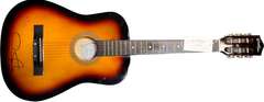 Carlos Santana Autographed Tobacco Sunburst Ashthorpe Acoustic Guitar ACOA