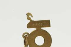14K Yellow Gold 10 Number Ten Good Luck Perfect Score Charm/Pendant