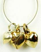 Vintage Sterling Heart Charm Holder Necklace