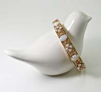 Colorful Opal Estate 14K Bangle
