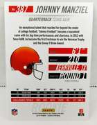 Johnny Manziel 2014 Panini Rookie Football Card