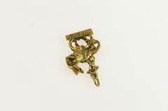 14K Yellow Gold Curacao Caribbean Island Souvenir Donkey Charm/Pendant