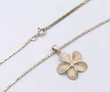 Group Lot of 5 Vintage 925 Sterling Silver Necklaces