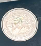 Very nice 20 dollars 3 Oz Fineness silver999. coin Eye of horus