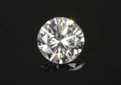 GIA 0.54 Ct Round Brilliant Cut E Color VS1 Clarity Diamond