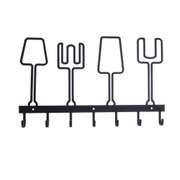 7 Hooks Self Adhesive Kitchen Wall Door