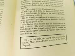 1918 Clara Barton, Humanitarian - Red Cross