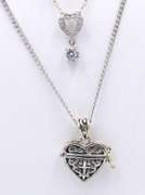 Group Lot of Vintage 925 Sterling Silver Necklaces
