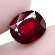 Outstanding 3.91ct deep red Spessartite Garnet