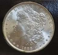 1888-S Morgan Dol ICG MS-65 full GEM