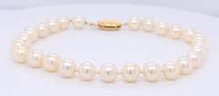 Mikioto Blue Lagoon 6mm Pearl Bead Bracelet