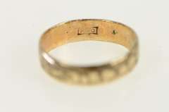 Gold Filled Victorian 3.4mm Patterned Child's Baby Ring