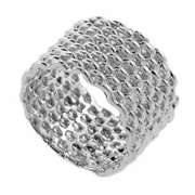 Sterling Silver Mesh Ring